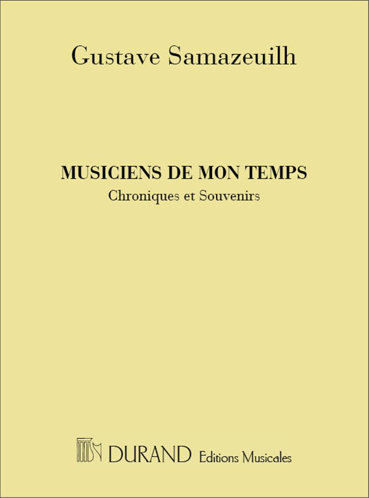 Musiciens de mon temps